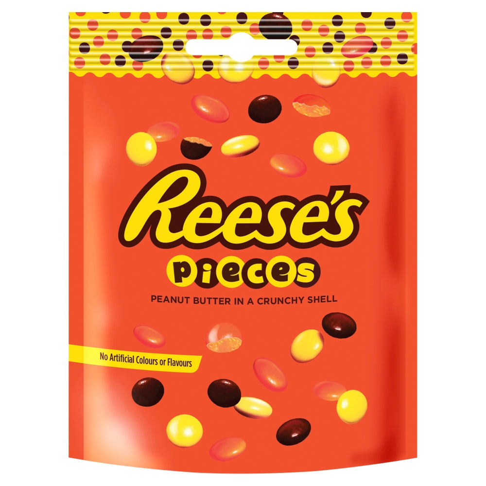 Reese's Pieces Peanut Butter Pouch 90g - 10 x 90g Bags
