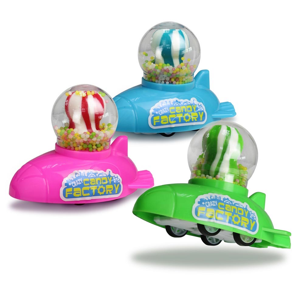 Crazy Candy Factory Submarine Dip & Lick 19g - 12 x 19g Lollipops