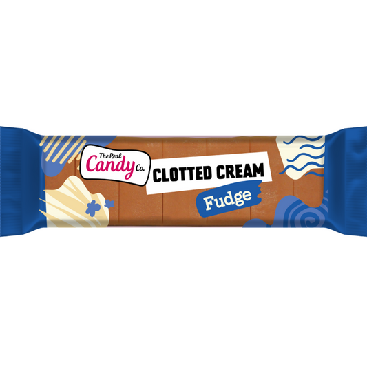 The Real Candy Co. Clotted Cream Fudge 130g - 16 x 130g Bars