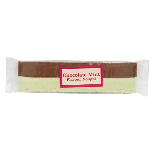 The Real Candy Co. Choc Mint Nougat Bar 130g - 16 x 130g Bars