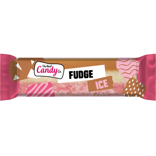 The Real Candy Co. Fudge Ice Bar 130g - 16 x 130g Bars