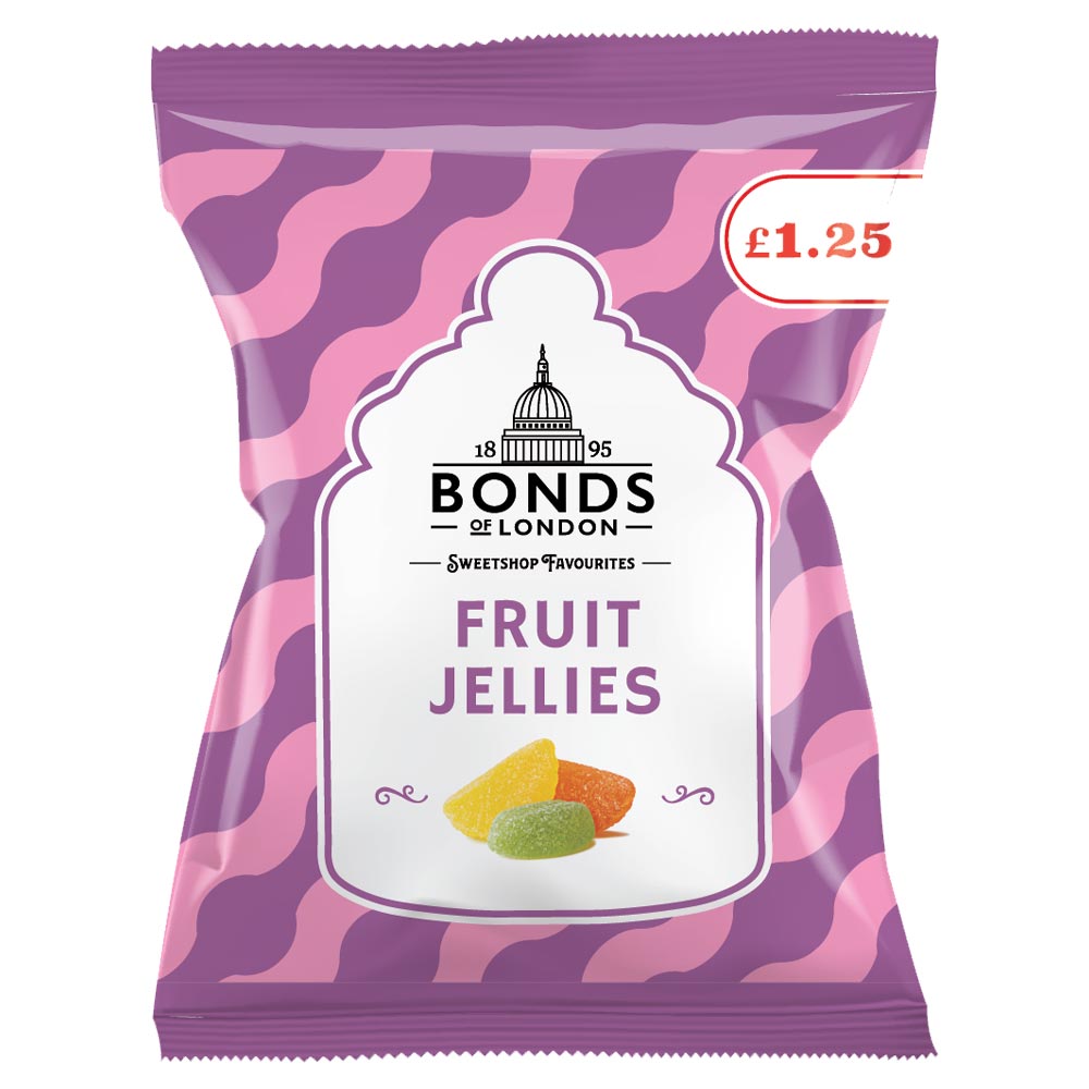 Bonds Fruit Jellies 130g £1. 25 PMP - 12 x 130g Bags