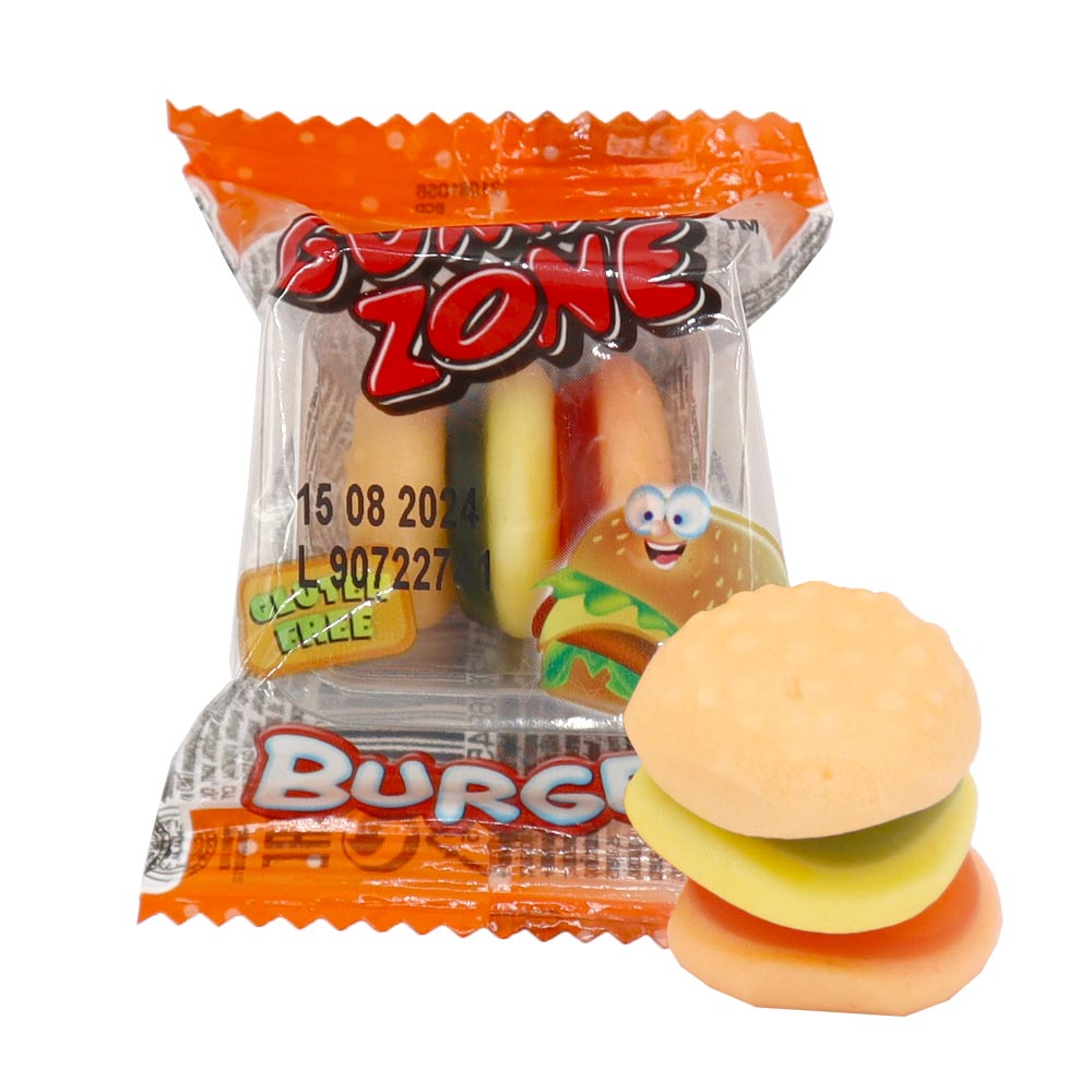 Bip Candy Mini Gummy Burger 7g - 60 x 7g Packs