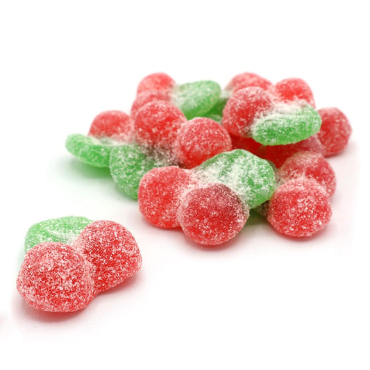 Kingsway Mega Value Vegan Range Fizzy Twin Cherries Bag 2. 5kg - 1 x 2. 5kg Bag
