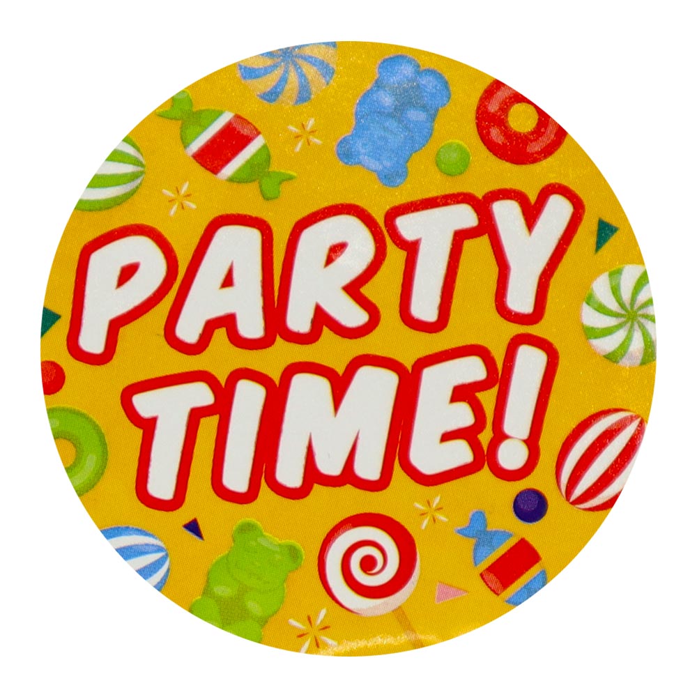 Accessories Party Time Labels - 250 Stickers