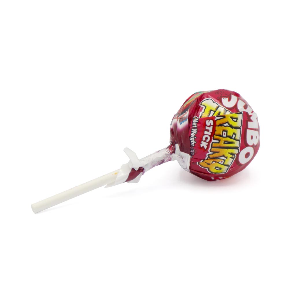Zed Candy Zed Sour Cherry Jumbo Jawbreaker Pop 33g 30p PMP - 40 x 33g Lollipops