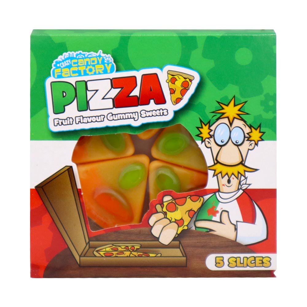 Crazy Candy Factory Pizza Slices 21g - 24 x 21g Packs