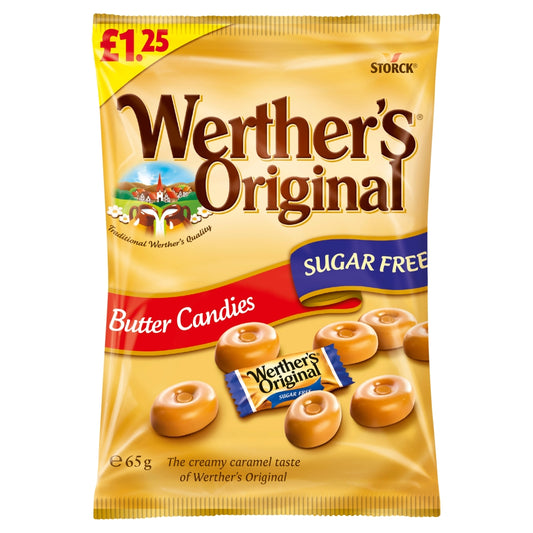 Werther's Original Sugar Free Butter Candies Bags 65g £1. 25 PMP - 12 x 65g Bags