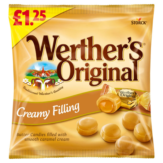 Werther's Original Creamy Filling Bag 110g £1. 25 PMP - 12 x 110g Bags