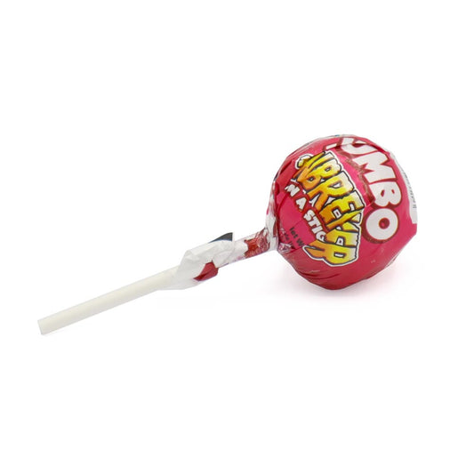 Zed Strawberry Jumbo Jawbreaker Pop 33g 30p PMP - 40 x 33g Lollipops