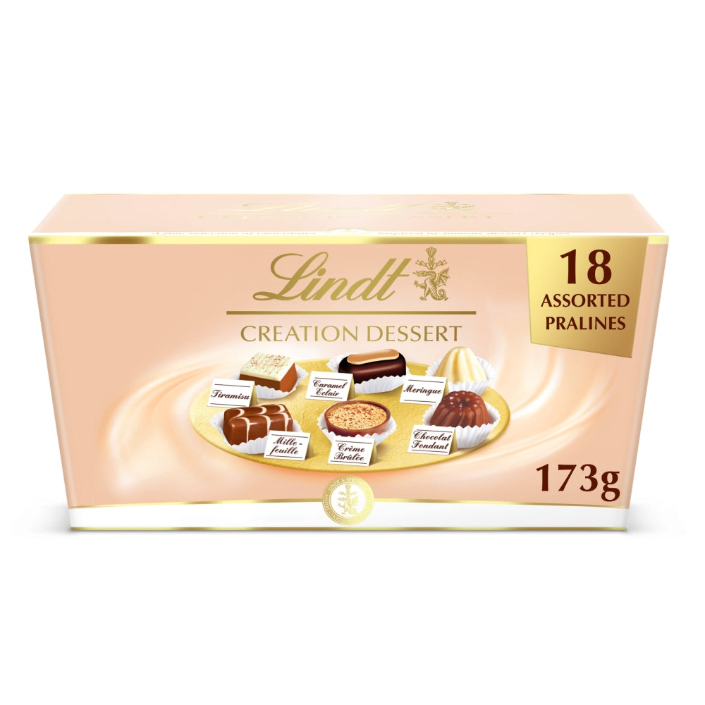Lindt Creation Dessert Assorted Chocolate Box 173g - 1 x 173g Box