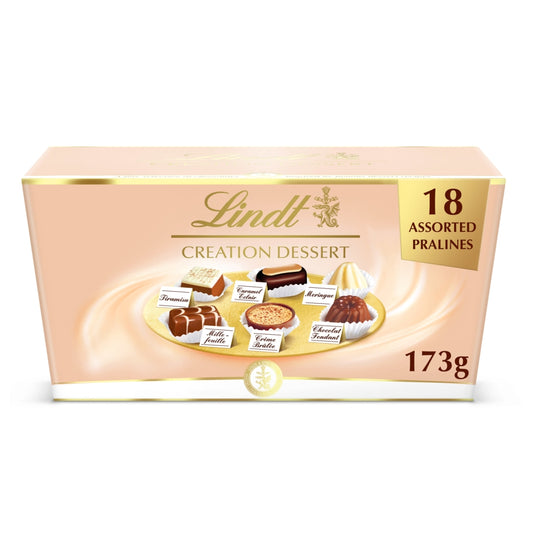 Lindt Creation Dessert Assorted Chocolate Box 173g - 1 x 173g Box