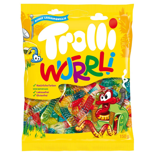 Trolli Wurrli Bags 150g - 24 x 150g Bags