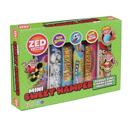 Zed Candy Mini Sweet Hamper in Green Box 177g - 13 x 177g Boxes