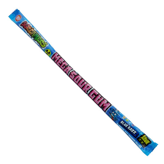 Zed Candy Screamers Mega Sour Blue Razz Gum Pack 30g - 30 x 30g Packs