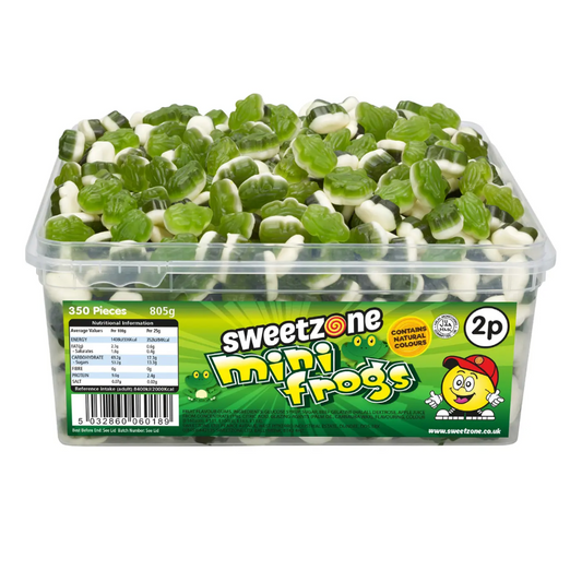 Sweetzone Mini Frogs 2p Tub 805g - 1 x 805g Tub