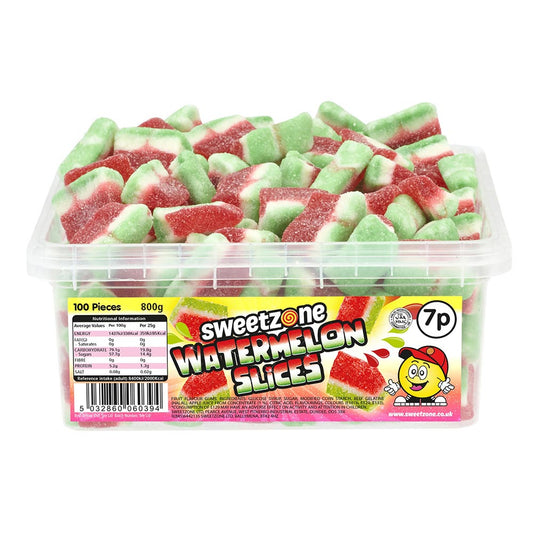Sweetzone Watermelon Slices 7p Tub 800g - 1 x 800g Tub