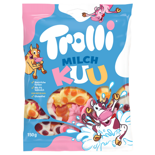 Trolli Milch Kuh Bag 150g - 18 x 150g Bags