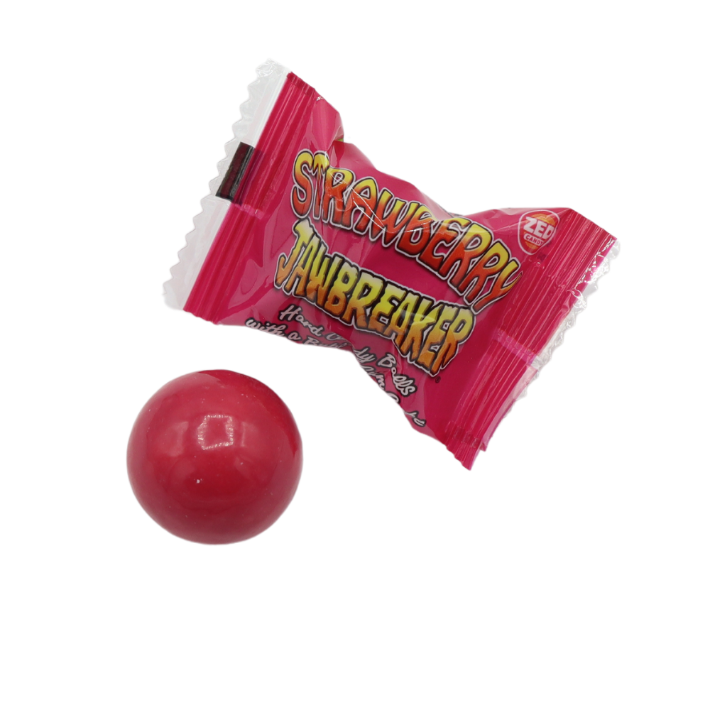 Zed Candy Strawberry Jawbreaker Bag 1kg - 1 x 1kg Bag