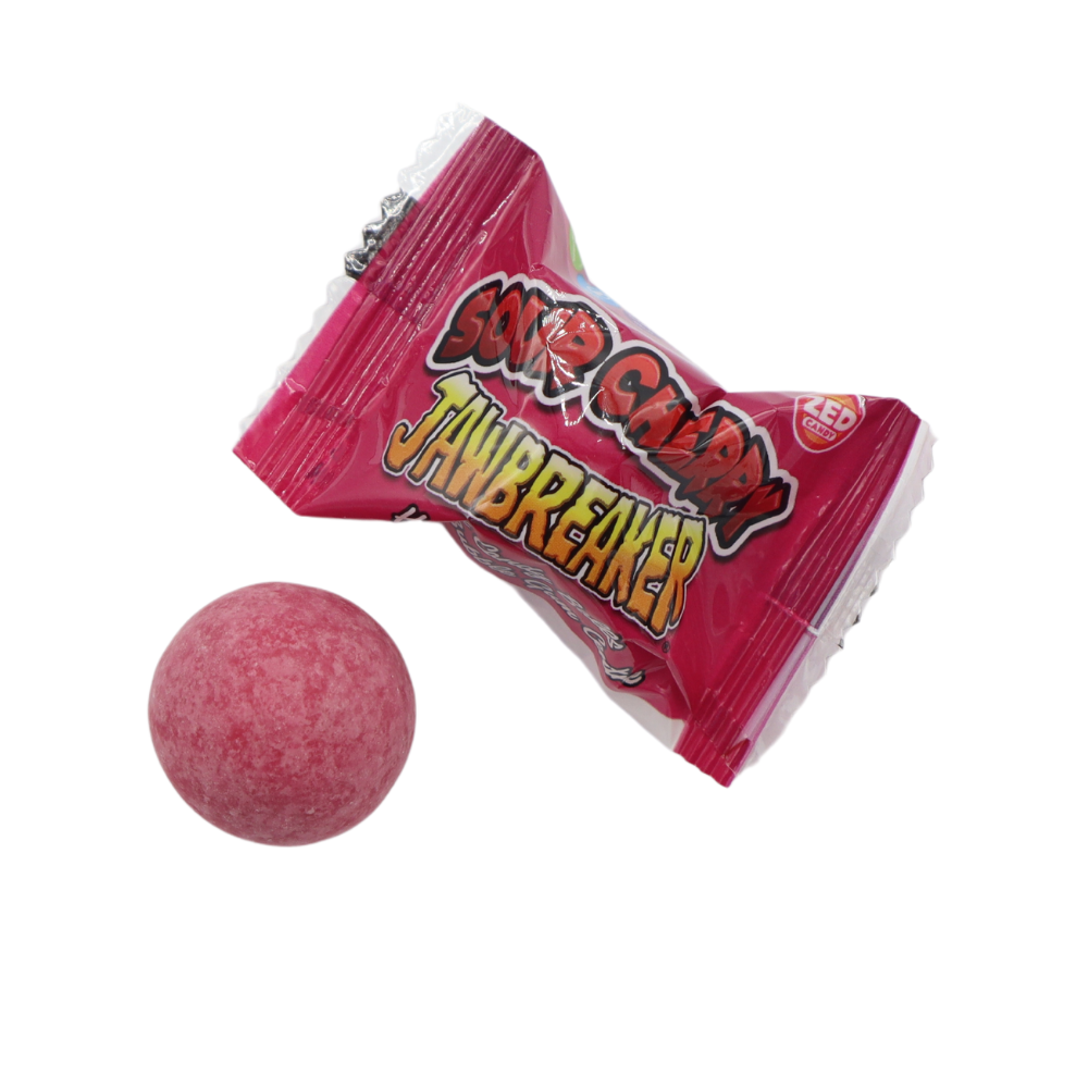 Zed Candy Sour Cherry Jawbreaker Bag 1kg - 1 x 1kg Bag