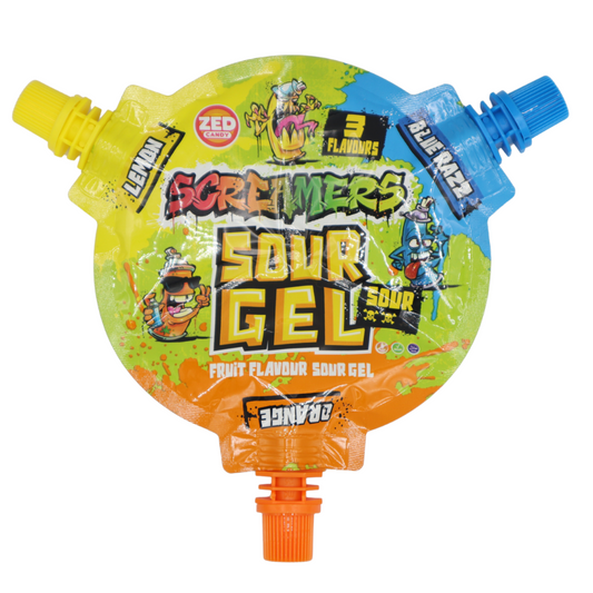 Zed Candy Screamers Sour Gel 45g - 12 x 45g Packs