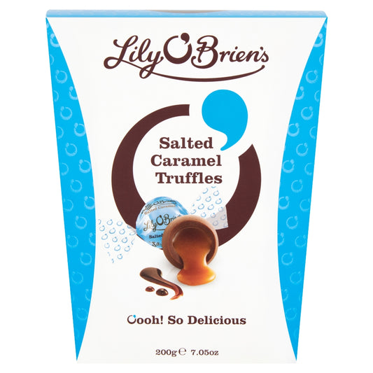 Lily O'Brien's Salted Caramel Truffles 200g - 1 x 200g Box