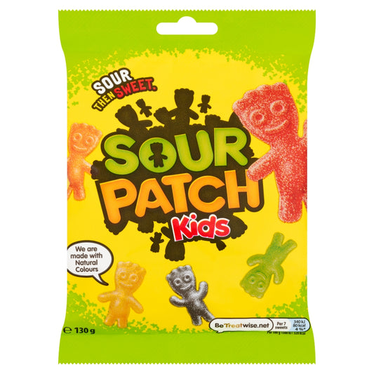 Sour Patch Kids Sweets Bag 130g - 10 x 130g Bags