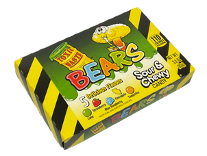 Toxic Waste Gummy Bears Theatre Box 85g - 12 x 85g Boxes