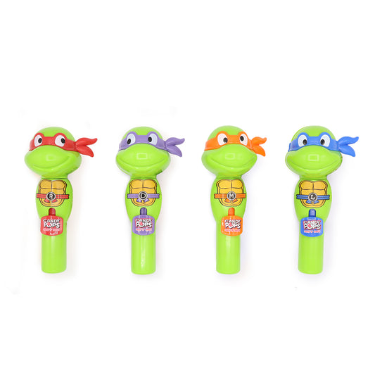 Teenage Mutant Ninja Turtles Push N Twist Candy Pops 8g - 12 x 8g Lollipops