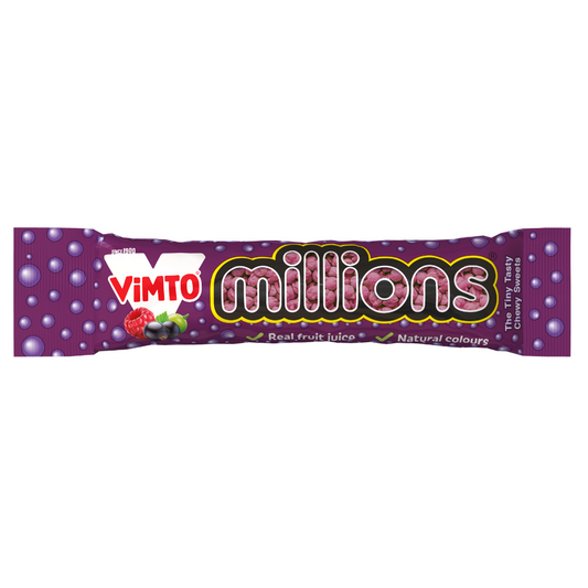 Millions Vimto Tube 55g - 12 x 55g Tubes