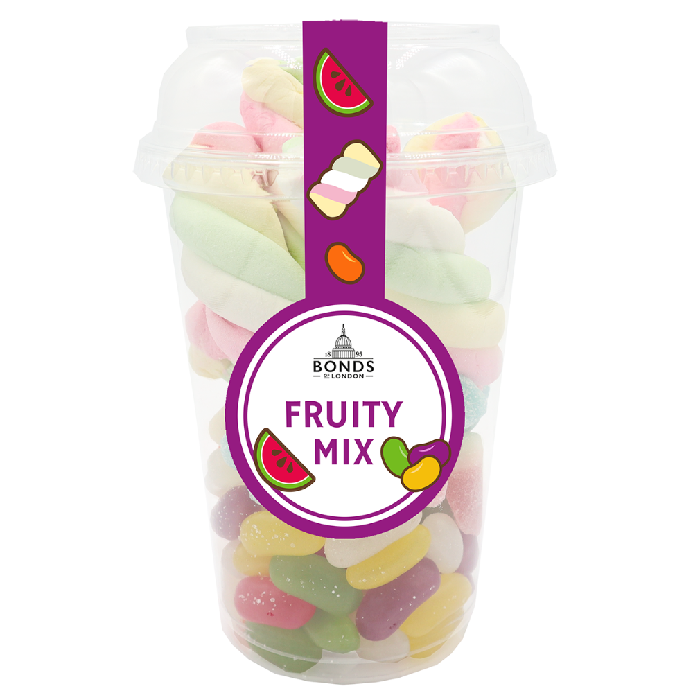 Bonds Fruity Mix Candy Cup 260g - 6 x 260g Cups