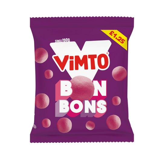 Vimto Bons Bons Bag 120g £1. 25 PMP - 12 x 120g Bags