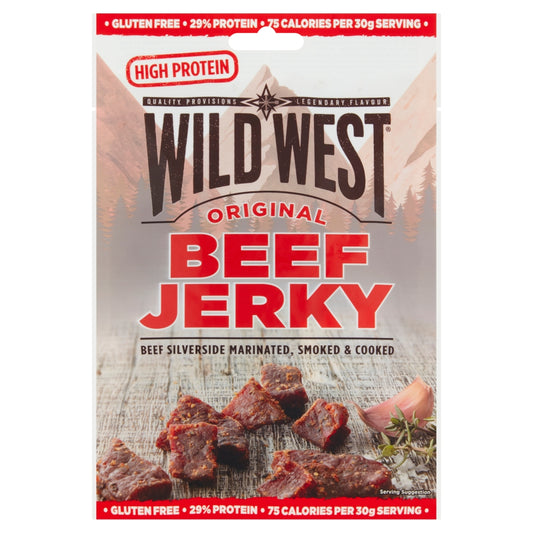 Wild West Original Beef Jerky Pack 25g - 12 x 25g Packs