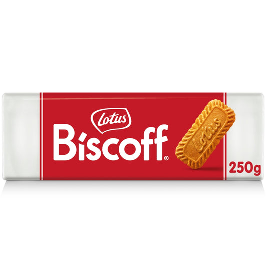 Lotus Biscoff Biscuits Pack 250g - 10 x 250g Packs