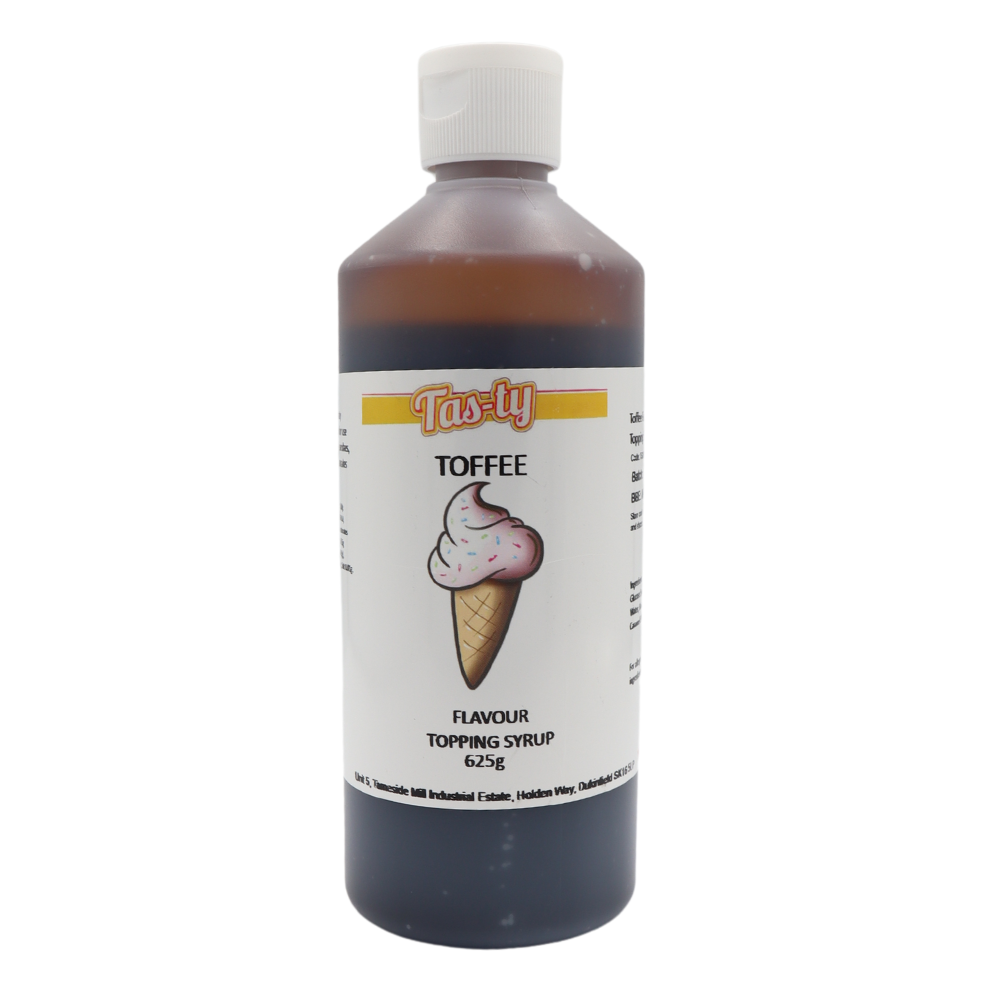 Tas-ty Toffee Topping Sauce Bottle 625g - 1 x 625g Bottle