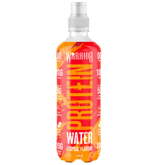 Warrior Tropical Flavour Protein Water 500ml - 12 x 500ml Bottles