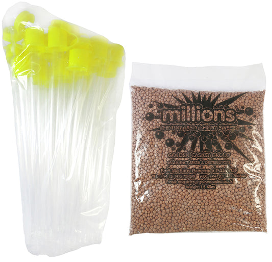 Millions Cola 1. 5kg Bag + 25 Tubes - 1 x 1. 5kg Bag