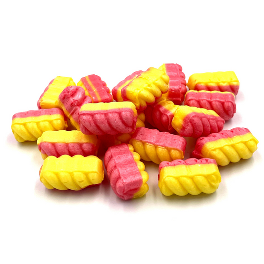 Stockley's Rhubarb & Custard Twists 3kg - 1 x 3kg Jar