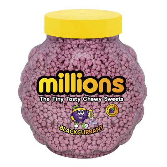 Millions Blackcurrant Flavour Jar 2. 27kg - 1 x 2. 27kg Jar