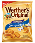 Werther's Original Sugar Free Creamy Toffees 80g - 18 x 80g Bags