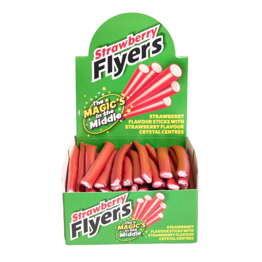 Strawberry Flyers 60 Pieces Box - 1 Box (60 Pieces)