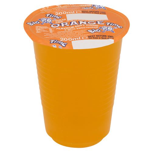 Big Time Orange Cup Drink 200ml - 24 x 200ml Cups