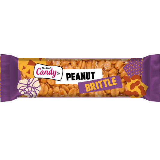 The Real Candy Co. Peanut Brittle Bar - 12 x 100g Bars