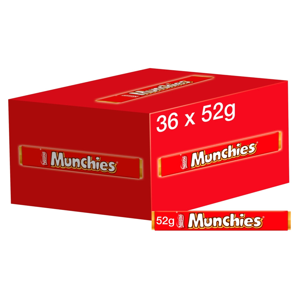 Munchies Milk Chocolate Tube 52g - 36 x 52g Tubes