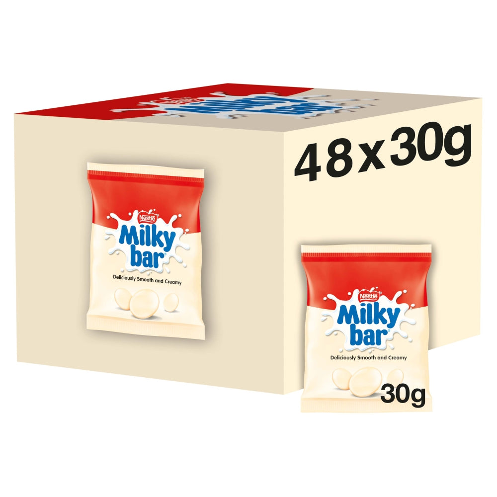 Milkybar Buttons White Chocolate Bag 30g - 48 x 30g Bags