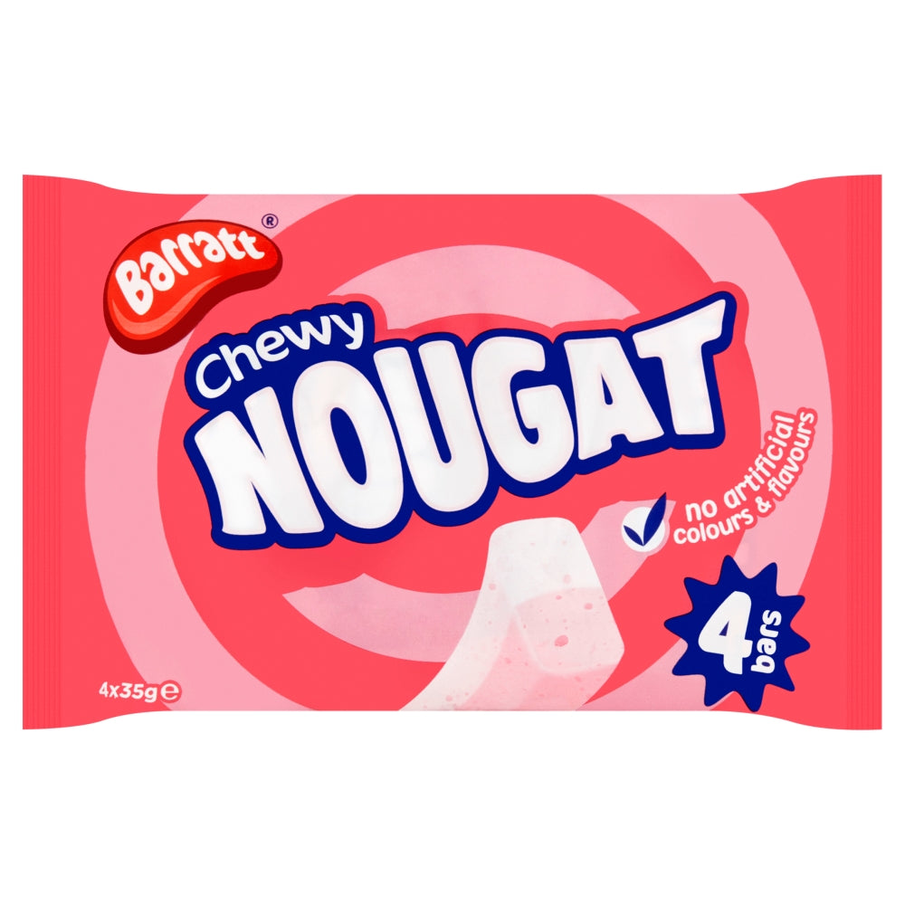 Barratt Chewy Nougat 4 Pack - 12 x 140g 4 Packs