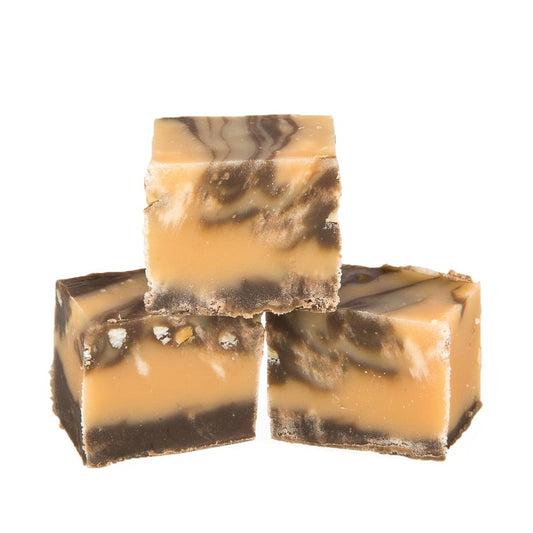 The Fudge Factory Chocolate & Peanut Butter Fudge 2kg - 1 x 2kg Tub