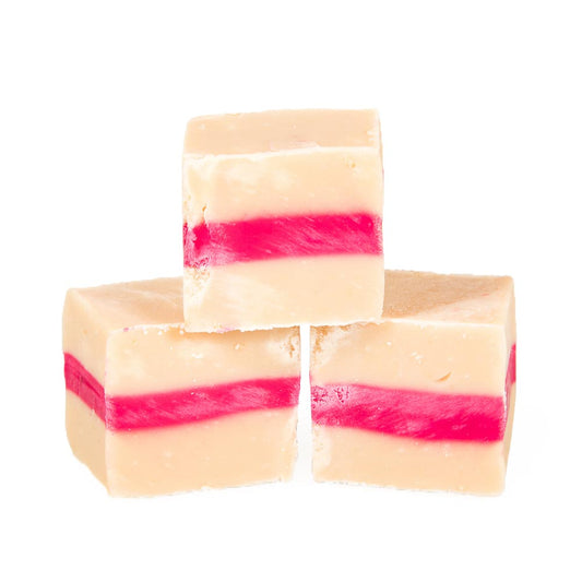 The Fudge Factory Jammie Dodger Fudge 2kg - 1 x 2kg Tub