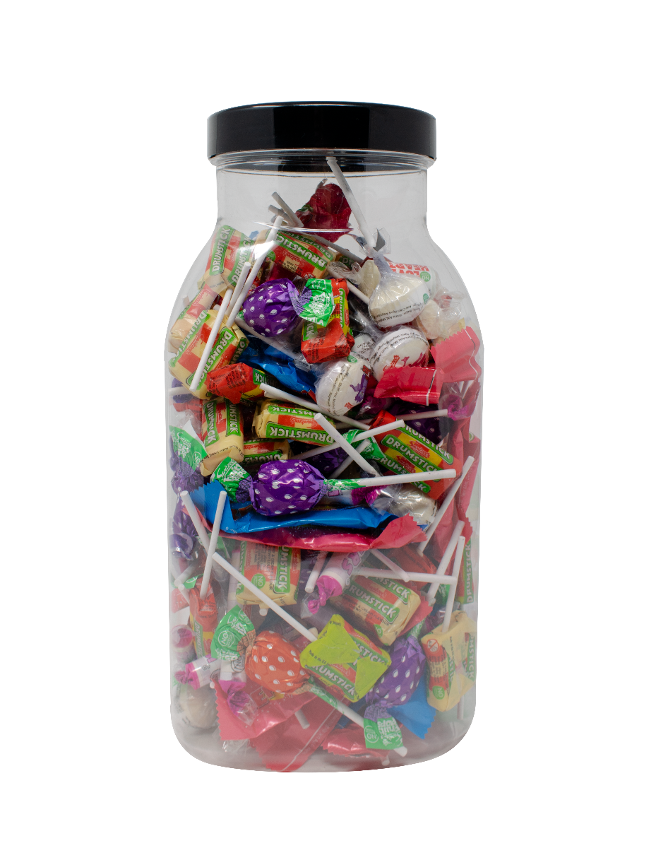 Accessories Large Plastic Sweet Jar 4. 5L (Empty) - 6 x 4. 5L Jars