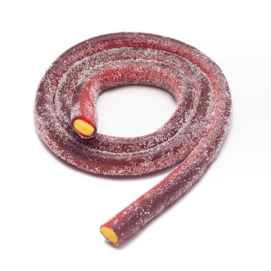 Vidal Giant Fizzy Red & Blue Cables 6kg - 1 x 6kg box (80 cables)